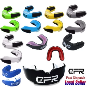 Gel Gum Shield Mouth Guard Case Teeth Grinding Boxing MMA Sports for Kids/Adults - Picture 1 of 18