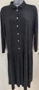 Phase Eight Mina Shirtkleid Punktemuster Größe 14 schwarz-weiß aktuell - Bild 1 von 14