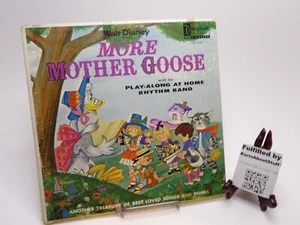 Walt Disney Presents More Mother Goose Vinyl LP Play-Along at Home Rhythm Band - Imagen 1 de 5