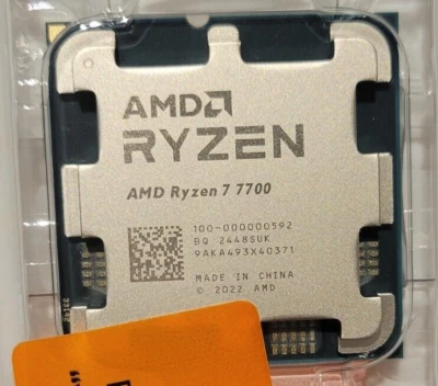 AMD Ryzen 7 7700 CPU - 5.3 GHz, 8 Cores, Socket AM5 -  READY TO SHIP FROM UK - Image 1 of 2