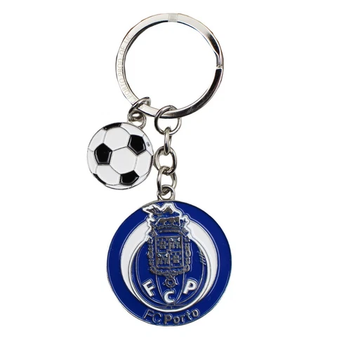 Futebol Clube do Porto FCP Blue Logo with Soccer Ball Keychain Cover