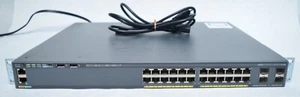 Cisco Catalyst WS-C2960X-24PS-L 24-Port POE Gigabit Switch 4x-SFP - Picture 1 of 10
