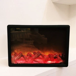 New Christmas LED Flame Lamps Simulated Fireplace Light Lamps Flame Effect Light - Picture 1 of 8