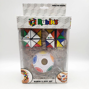Rubik's Gift Set 3 Pcs Fidget Includes Key Chain Magic Star & Rainbow Ball NEW