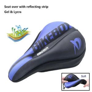 Bicycle Seat Cover Soft Shockproof Breathable Bike Cushion Saddle - Picture 1 of 9