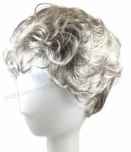 NATURAL IMAGE Duet WIG Short Layered Wavy DU56C Small PLATINUM GREY Hairpiece - Picture 1 of 8