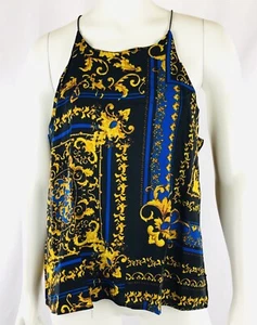 Miss Selfie Junior Top Size L / XL Elastic Spaghetti Straps Racerback Multicolor - Picture 1 of 10