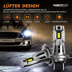 D2S H4 H7 H11 Mit Zulassung LED Scheinwerfer 15000LM Halogen Canbus fehlerfrei. - Bild 1 von 119
