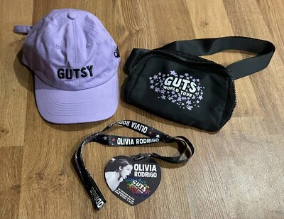 Olivia Rodrigo Guts Concert Tour VIP Package - Hat Fanny Pack Lanyard Pass - Image 1 of 2
