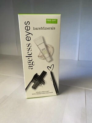 Bareminerals Ageless Eyes 3 шт. набор для макияжа новый с коробкой полноразмерная подводка для глаз оникс! - Изображение 1 из 4