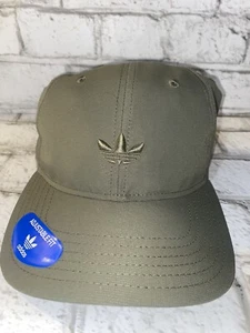 Adidas Men's Originals Relaxed Modern Strapback Hat Bball Cap Olive Cargo - Picture 1 of 4