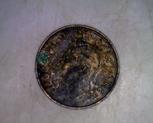 1951 Canada ten cents dime silver King George VI - Picture 1 of 6