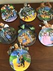 Wizard of Oz Bradford Exchange 3D Plate Collection of 7 ? Mint