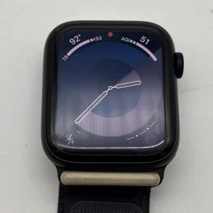 Unlocked Apple Watch SE 2nd Gen 44MM Black Aluminum MRHA3LL/A - Zdjęcie 1 z 5
