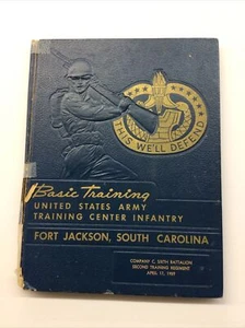 BASIC TRAINING US ARMY Yearbook, FORT JACKSON, SOUTH CAROLINA April 17, 1959 - Picture 1 of 7