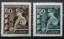 Germany Nazi 1944 Stamps MNH Adolf Hitler Swastika WWII Third Reich B&M German