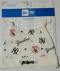NEW YORK YANKEES INFANT KNIT CAP 6 TO 12 MONTHS - Picture 1 of 3