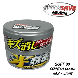 SOFT99 NEW SCRATCH CLEAR LIGHT WAX FILLS SWIRLS AND MASKS IMPERFECTIONS - Picture 1 of 1