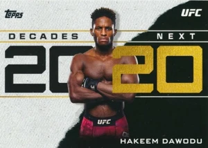 DN-9 HAKEEM DAWODU 2020 Topps UFC DECADE'S NEXT - Picture 1 of 1