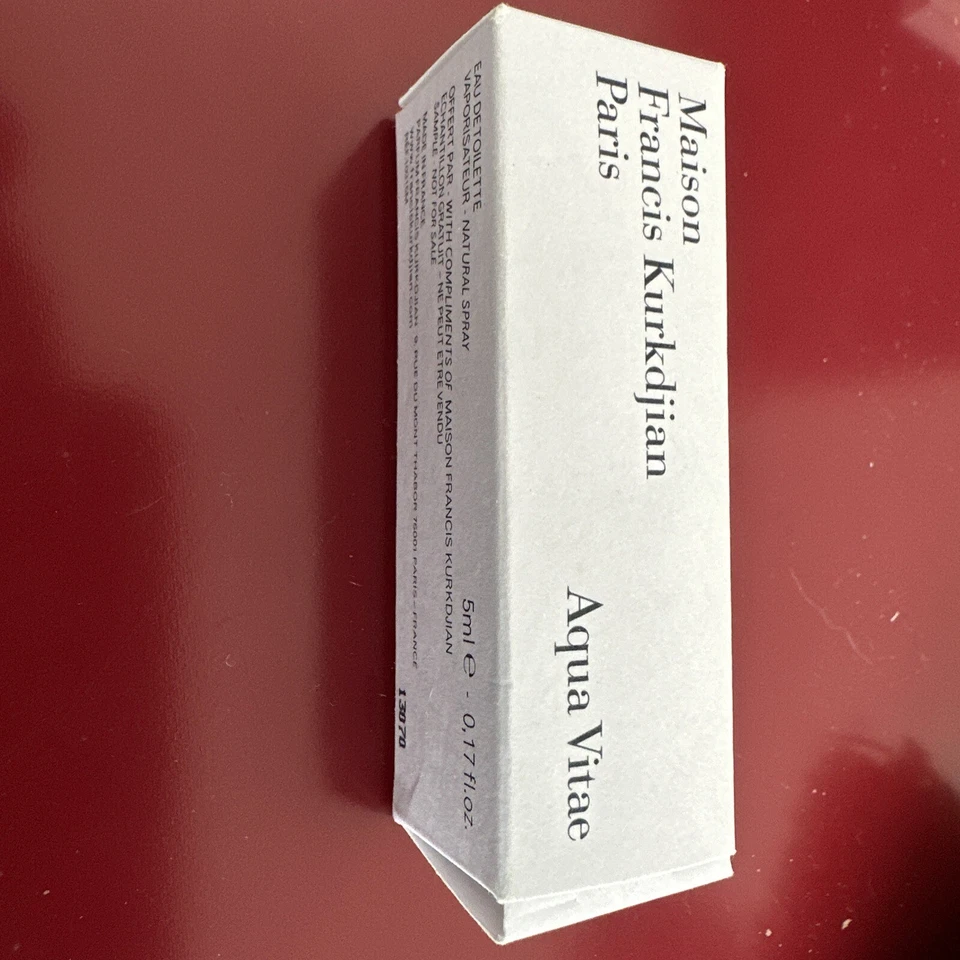 Maison Francis Kurkdjian Aqua Vitae EDT  Spray 5ml 0.17 fl.oz - Image 1 of 1