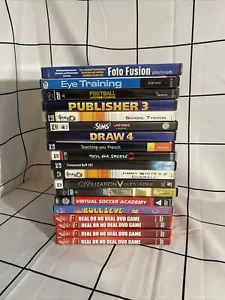 Lotto 16 giochi bundle giochi cd-rom pc vintage e dvd interattivi lavoro - Foto 1 di 8