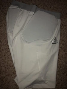 Adidas Techfit New 3 Pad Compression Shorts Football Basketball XL NWT - Picture 1 of 7