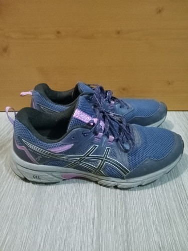 Scarpe da corsa sneakers donna taglia 11 Asics Gel Venture 8 1012A708 blu viola