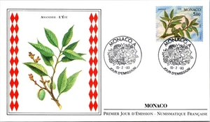 Monaco FDC 1993 Almond Tree Summer - A02776 - Picture 1 of 2