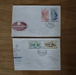 Czechoslovakia 2x 1960's First Day Covers - Picture 1 of 1