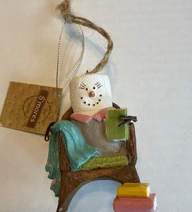 Original S’mores Ganz 2022 Lagerfeuer Braten Marshmallow Lesen Ornament - Bild 1 von 8