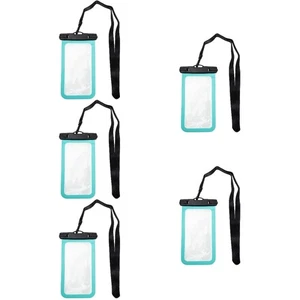 5 Pieces Mobile Waterproof Bag Floating Phone Pouch Case for Cell - Picture 1 of 12