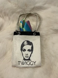 RARA Barbie taglia Twiggy borsa e sciarpa bei accessori per 12"-16" - Foto 1 di 6