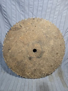  Großes Sägewerk Buzz Sägeblatt 25" Durchmesser solides Sägeblatt Holz Dekor Mehrzweck - Bild 1 von 5