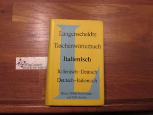 Langenscheidts Taschenwörterbuch der italienischen und deutschen Sprache : [ital - Imagen 1 de 1