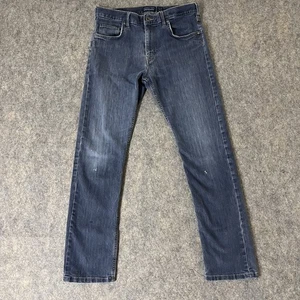 Patagonia Iron Clad Jeans Men’s 33x32 (33x31) Straight Stretch Blue Stains - Picture 1 of 12
