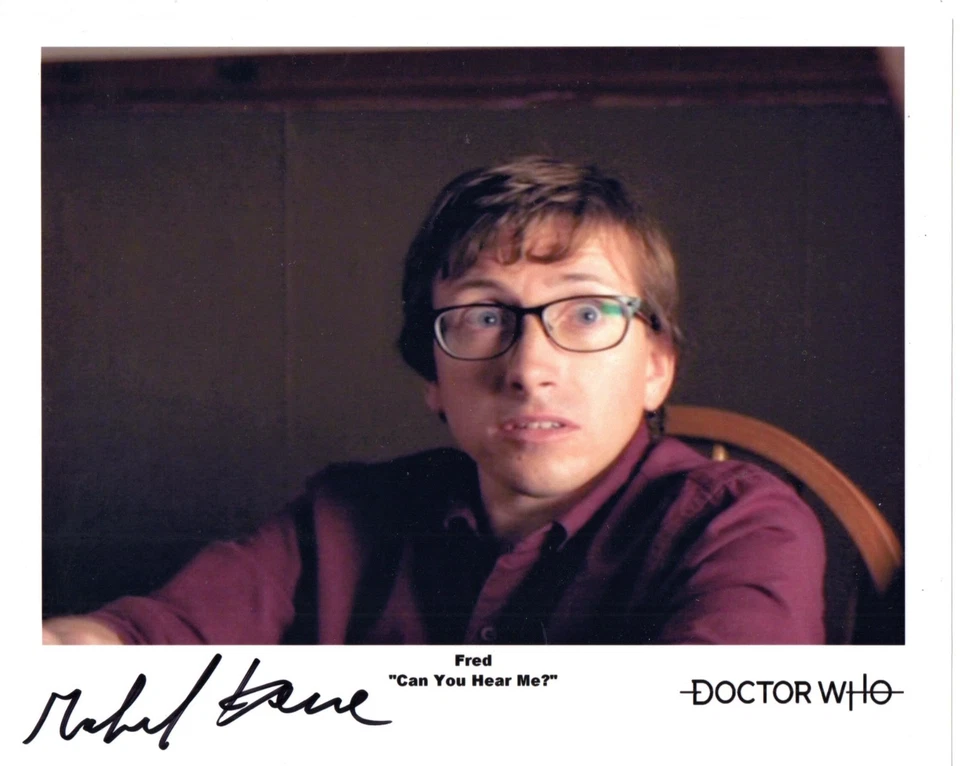 Doctor Who: Can you Hear Me? Auto Photo Print Michael Keane "Fred" - Image 1 of 1