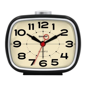 Battery Powered Alarm Clock, Retro Battery Operated Alarm Clock for Bedrooms,... - Picture 1 of 6