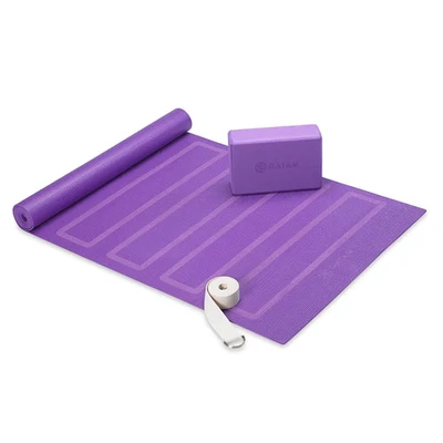 Kit de yoga Gaiam para principiantes Foto 1 de 4
