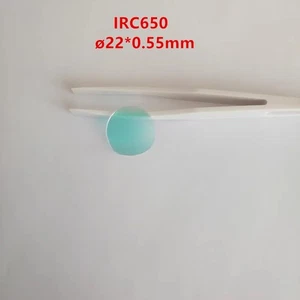22x0.55mm infrared cut-off absorption filter IRC650 visible light transmission - Picture 1 of 5