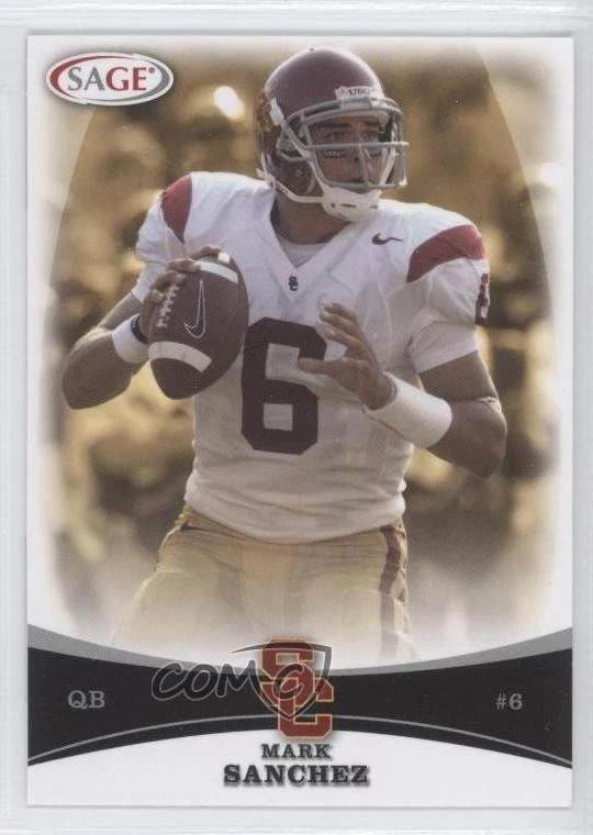 2009 SAGE Mark Sanchez #46 Rookie RC - Image 1 of 2