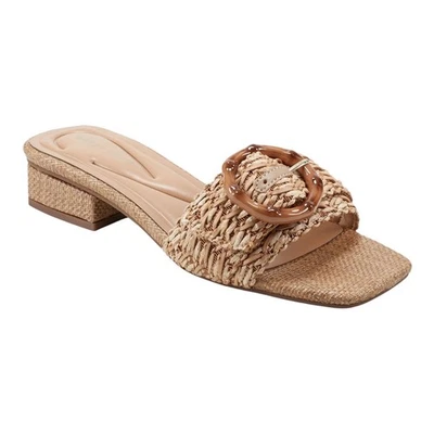 Sandalias para mujer Easy Spirit Gatlin tejidas tacón bajo beige talla 8 M Foto 1 de 4