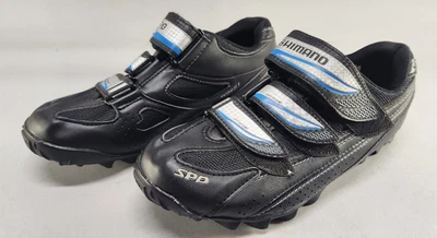 Zapatillas de ciclismo de montaña negras Shimano EU 41 US 7/8 SPD SH-WM51 para mujer Foto 1 de 4