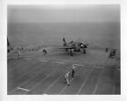 Vintage US Navy Grumman Bearcat lancement poste de pilotage porte-avions guerre de Corée