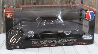 1:18 Highway 61 1951 Studebaker Commander Die-Cast Metal Car - Image 1 of 4