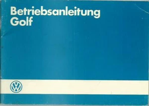 VW   GOLF  2 Betriebsanleitung 1986  Bedienungsanleitung  Handbuch Bordbuch  BA - Picture 1 of 1