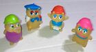 1985-86 Hasbro Glo Worm 3” figures-4 different Glo bugs, Glo friends