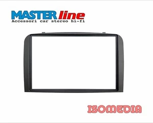 MASCHERINA AUTORADIO DUE DIN PER ALFA ROMEO 147 DA 2006 IN POI. COLORE ANTRACITE - Foto 1 di 3
