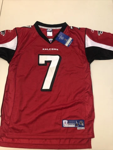 Michael Vick Falcons Jersey Reebok Youth Large size 14-16 🔥Stitched Number SALE Cover