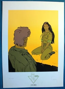 FRANCQ - Sérigraphie LARGO WINCH : MALUNAI - EspaceBD - Picture 1 of 1