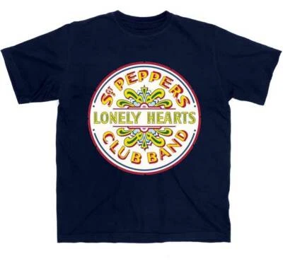 The Beatles Sargent Sgt Peppers Lonely Hearts Club Seal Band T Shirt BTL-1016 - Image 1 of 3